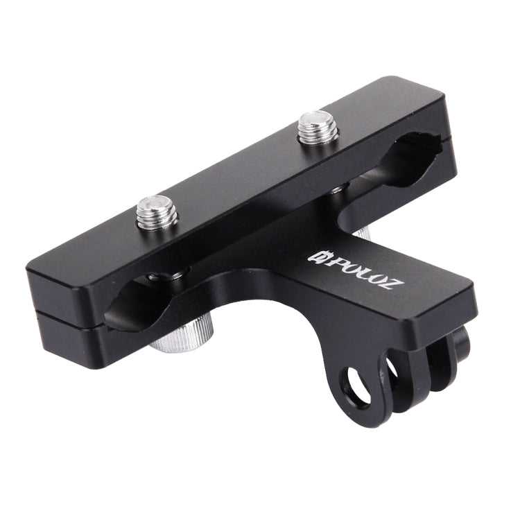 PULUZ - Soporte para asiento de bicicleta de aleación de aluminio para GoPro Hero12 Black / Hero11 /10 /9 /8 /7 /6 /5, Insta360 Ace / Ace Pro, DJI Osmo Action 4 y otras cámaras de acción, soporte para asiento