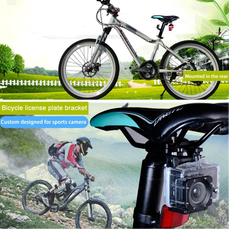 PULUZ - Soporte para asiento de bicicleta de aleación de aluminio para GoPro Hero12 Black / Hero11 /10 /9 /8 /7 /6 /5, Insta360 Ace / Ace Pro, DJI Osmo Action 4 y otras cámaras de acción, soporte para asiento