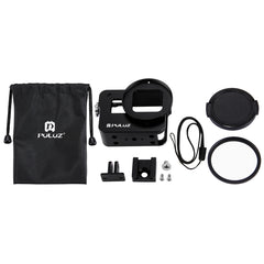 PULUZ Housing Shell CNC Aluminum Alloy Protective Cage with 52mm UV Lens for GoPro HERO(2018) /7 Black /6 /5, For HERO6 /5 No Frame AE Stock, For HERO6 /5 No Frame UK Stock, For HERO6 /5 No Frame US Stock, For HERO6 /5 No Frame, For HERO5/6 No Frame
