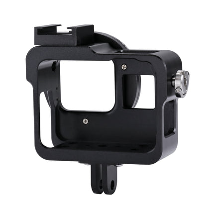PULUZ Housing Shell CNC Aluminum Alloy Protective Cage with 52mm UV Lens for GoPro HERO(2018) /7 Black /6 /5