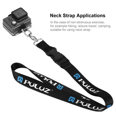 PULUZ 60cm Detachable Long Neck Strap Lanyard SlingGoPro, Insta360, DJI and Other Action Cameras, 60cm Neck Strap, 60cm Neck Strap(US), 60cm Neck Strap(AE)