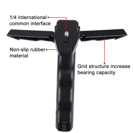 Trípode plegable PULUZ Grip con adaptador y tornillos para GoPro, Insta360, DJI y otras cámaras de acción, carga máxima: 2 kg, carga máxima: 2 kg