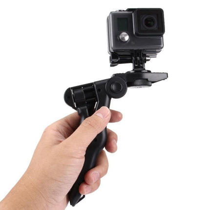 Trípode plegable PULUZ Grip con adaptador y tornillos para GoPro, Insta360, DJI y otras cámaras de acción, carga máxima: 2 kg, carga máxima: 2 kg