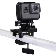 Abrazadera de fijación universal de aleación de aluminio PULUZ para GoPro, Insta360, DJI y otras cámaras de acción, soporte de abrazadera de fijación