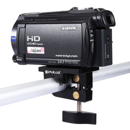 PULUZ Aluminium Alloy Mount Universal Fixing Clamp for GoPro, Insta360, DJI and Other Action Cameras, Fixing Clamp Mount