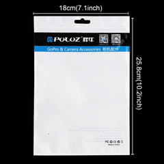 10 PCS PULUZ 25.8cm x 18cm Hang Hole Clear Front White Pearl Jewelry Zip Lock Packaging Bag (Size: L), Size: L