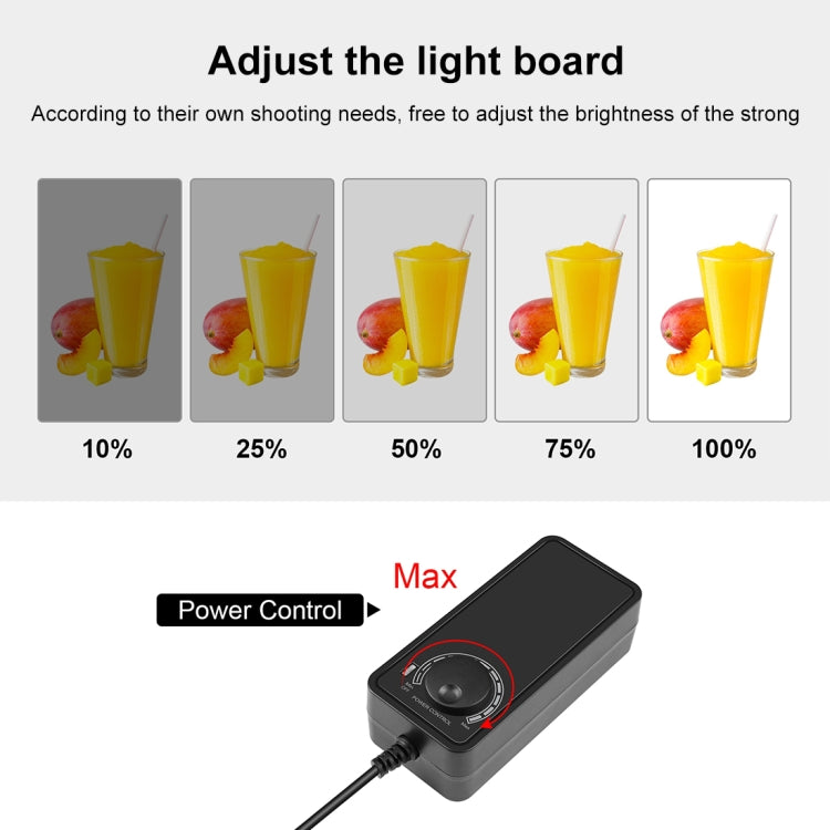PULUZ Constant Current LED Power Supply Power Adapter for 80cm Studio Tent, AC 100-250V to DC 18V 3A, EU  Plug for 80cm Tent, UK  Plug for 80cm Tent