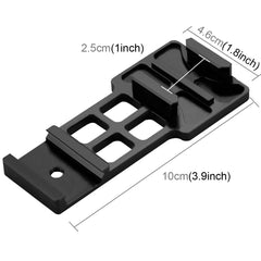 PULUZ Cantilever Picatinny Weaver Gun Rail Side Mount for GoPro, Insta360, DJI and Other Action Cameras, Gun Rail Side Mount