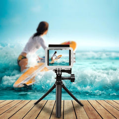 Trípode y palo selfie plegable con agarre de 3 vías PULUZ, extensión monopie para GoPro, Insta360 ONE R, DJI Osmo Action y otras cámaras de acción, longitud: 20-58 cm, longitud: 20-58 cm, longitud: 20-58 cm (AE)