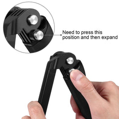 Trípode y palo selfie plegable con agarre de 3 vías PULUZ, extensión monopie para GoPro, Insta360 ONE R, DJI Osmo Action y otras cámaras de acción, longitud: 20-58 cm, longitud: 20-58 cm, longitud: 20-58 cm (AE)