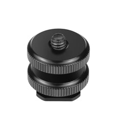 PULUZ Reinforced Hot Shoe 1/4 inch Screw Adapter with Double Nut for DSLR Cameras, GoPro HERO10 Black / HERO9 Black / HERO8 Black / HERO7 /6 /5 /5 Session /4 Session /4 /3+ /3 /2 /1, Xiaoyi and Other Action Cameras, Double Nut