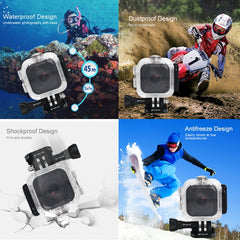 PULUZ 45m Underwater Waterproof Housing Diving Protective Case for GoPro HERO5 Session /HERO4 Session /HERO Session, with Buckle Basic Mount & Screw, For HERO5 Session