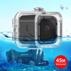 PULUZ 45m Underwater Waterproof Housing Diving Protective Case for GoPro HERO5 Session /HERO4 Session /HERO Session, with Buckle Basic Mount & Screw, For HERO5 Session