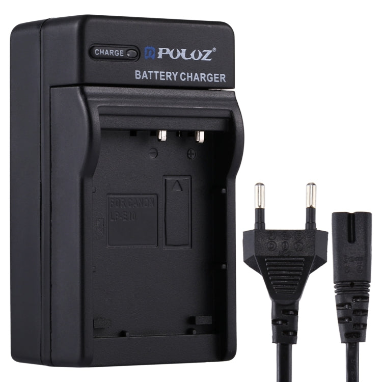 PULUZ EU Plug Battery Charger with Cable for Casio CNP130 Battery, CNP130 EU Plug