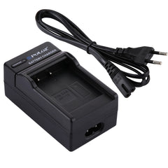 PULUZ EU Plug Battery Charger with Cable for Casio NP-110 Battery, NP-110 EU Plug