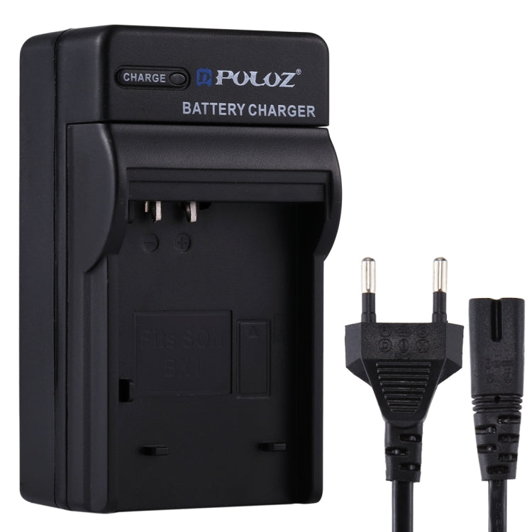 PULUZ EU Plug Battery Charger with Cable for Canon NB-6L Battery, NB-6L EU Plug