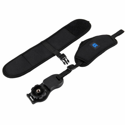 PULUZ Weiche Neopren-Handschlaufe mit 1/4 Zoll Schraube aus Kunststoffplatte für SLR-/DSLR-Kameras, Handschlaufe