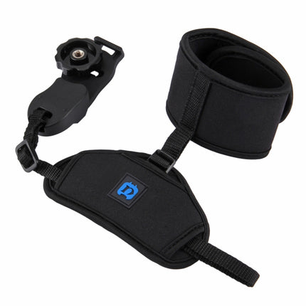 PULUZ Weiche Neopren-Handschlaufe mit 1/4 Zoll Schraube aus Kunststoffplatte für SLR-/DSLR-Kameras, Handschlaufe