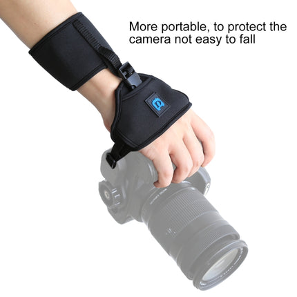 PULUZ Weiche Neopren-Handschlaufe mit 1/4 Zoll Schraube aus Kunststoffplatte für SLR-/DSLR-Kameras, Handschlaufe