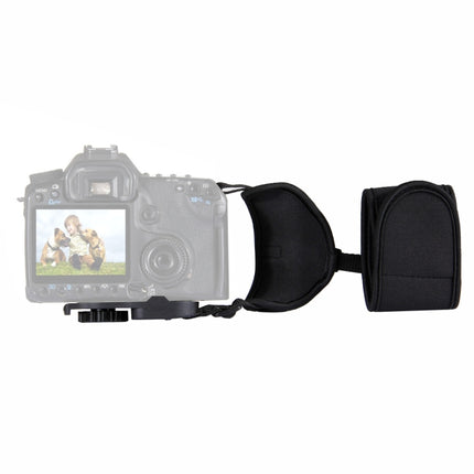 PULUZ Weiche Neopren-Handschlaufe mit 1/4 Zoll Schraube aus Kunststoffplatte für SLR-/DSLR-Kameras, Handschlaufe