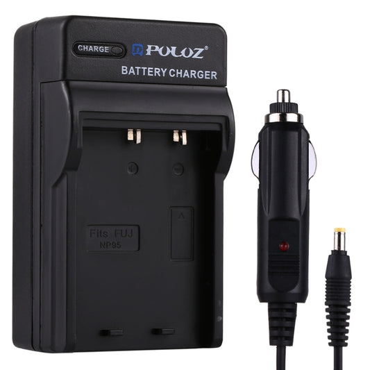 PULUZ Digital Camera Battery Car Charger for Fujifilm NP-95 Battery, NP-95 Car Charger