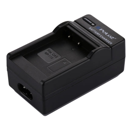 PULUZ Digitalkamera-Akku-Autoladegerät für Casio NP-110 Akku, NP-110 Autoladegerät
