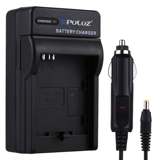 PULUZ Digital Camera Battery Car Charger for Canon NB-5L Battery, NB-5L Car Charger