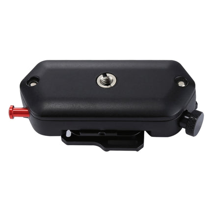 Clip de cámara de captura PULUZ Clip de liberación rápida de aleación de aluminio con placa, liberación rápida (azul), clip de captura