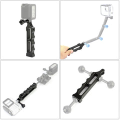 PULUZ Aluminum Alloy Tactical Hand Holder Grip for DJI Osmo Action, GoPro NEW HERO /HERO7 /6 /5 /5 Session /4 Session /4 /3+ /3 /2 /1, Xiaoyi and Other Action Cameras, Hand Grip