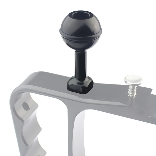 PULUZ 1/4 inch Screw Aluminum Ball Adapter Mount for GoPro, Insta360, DJI and Other Action Cameras, Diameter: 2.5cm, 1/4 inch Screw(Black), 1/4 inch Screw(Blue)