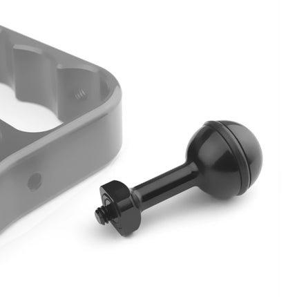 PULUZ 1/4 Zoll Schraube Aluminium-Kugeladapterhalterung für GoPro, Insta360, DJI und andere Actionkameras, Durchmesser: 2,5 cm, 1/4 Zoll Schraube (Schwarz), 1/4 Zoll Schraube (Blau), 1/4 Zoll Schraube (Rot)