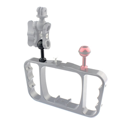 Adaptador de bola de aluminio con tornillo de 1/4 de pulgada PULUZ para GoPro, Insta360, DJI y otras cámaras de acción, diámetro: 2,5 cm, tornillo de 1/4 de pulgada (negro), tornillo de 1/4 de pulgada (azul), tornillo de 1/4 de pulgada (rojo)