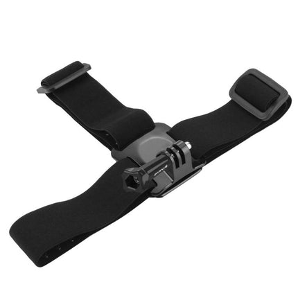 PULUZ Elastic Mount Belt Adjustable Head Strap for GoPro, Insta360 ONE R, DJI Osmo Action and Other Action Cameras, Head Strap
