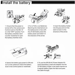 PULUZ Vertical Camera Battery Grip for Canon EOS 6D Mark II, Canon 6D2