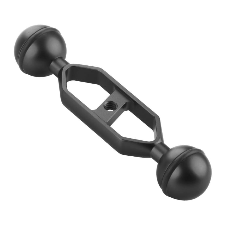 PULUZ 5.0 inch 12.6cm Aluminum Alloy Dual Balls Arm, Ball Diameter: 25mm, 5.0 inch (Blue), 5.0 inch (Red), 5.0 inch (Black)