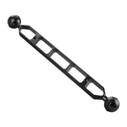 PULUZ 11.0 inch 27.9cm Aluminum Alloy Dual Balls Arm, Ball Diameter: 25mm, 11.0 inch (Red), 11.0 inch (Black), 11.0 inch (Blue)