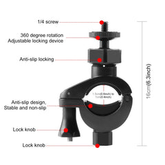 PULUZ Handlebar Adapter Mount Phone Clamp Bracket