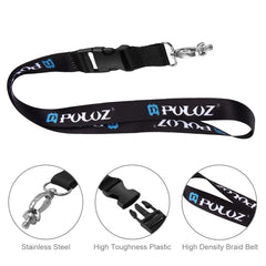 PULUZ 60cm Detachable Long Neck Strap Lanyard Sling with 1/4 inch ScrewGoPro, Insta360, DJI and Other Action Cameras, Detachable Long Neck Strap