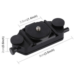 PULUZ Capture Camera Clip CNC Aluminum Alloy Quick Release Clip with Plate