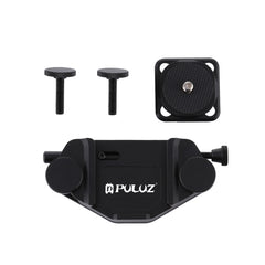 PULUZ Capture Camera Clip CNC Aluminum Alloy Quick Release Clip with Plate