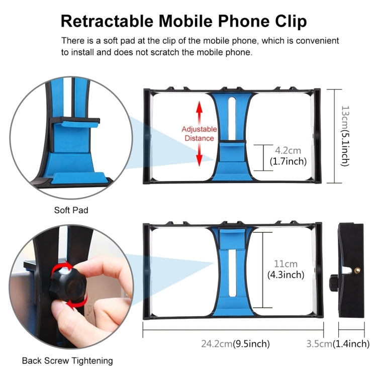 PULUZ Vlogging Live Broadcast Smartphone Video Rig Filmmaking Recording Handle Stabilizer Bracket for iPhone, Galaxy, Huawei, Xiaomi, HTC, LG, Google, and Other Smartphones, Vlogging Rig
