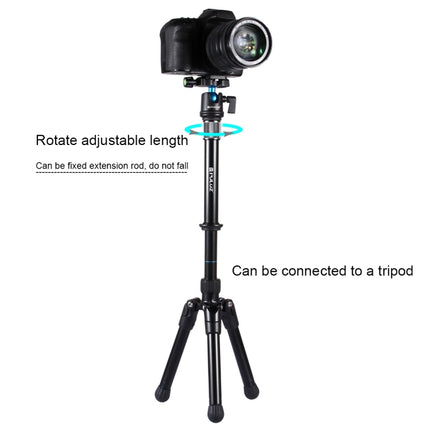 PULUZ Metal Handheld Adjustable Tripod Mount Monopod Extension Rod for DSLR & SLR Cameras, Adjustable Tripod