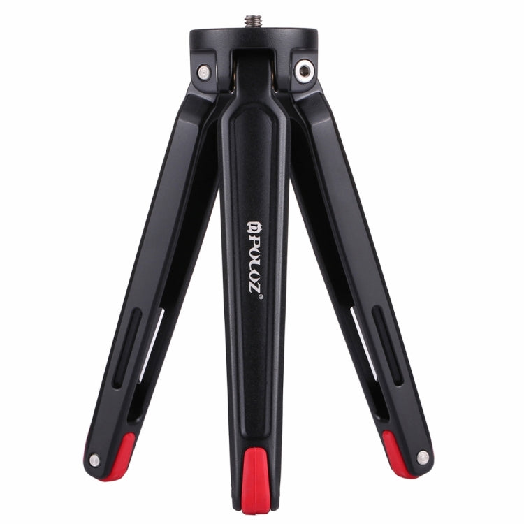 PULUZ Pocket Mini Metal Desktop Tripod Mount with 1/4 inch to 3/8 inch Thread Adapter Screw for DSLR & Digital Cameras, Adjustable Height: 4.5-15cm, Load: 20kg