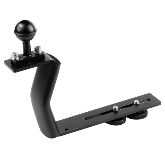 PULUZ Z Shape Aluminum Alloy Handle Bracket Extension Arm Holder for Diving Underwater Photography System, Z Shape Handle