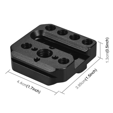 Soporte de montaje externo de placa de liberación rápida PULUZ para DJI RONIN/RONIN-S, placa de liberación rápida