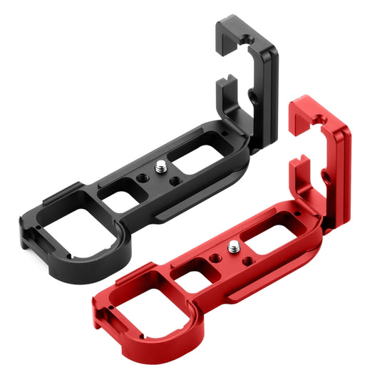 PULUZ 1/4 inch Vertical Shoot Quick Release L Plate Bracket Base Holder for Sony A7R / A7 / A7S, For Sony A7R (Black), For Sony A7R (Red)