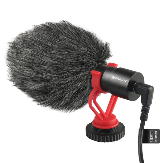 PULUZ Professional Interview Condenser Video Shotgun Microphone with 3.5mm Audio Cable for DSLR & DV Camcorder, Shotgun Microphone