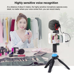 PULUZ Professional Interview Condenser Video Shotgun Microphone with 3.5mm Audio Cable for DSLR & DV Camcorder, Shotgun Microphone