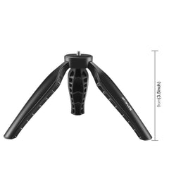 PULUZ Simple Mini ABS Desktop Tripod Mount with 1/4 inch Screw for DSLR & Digital Cameras, Working Height: 9cm, ABS Tripod