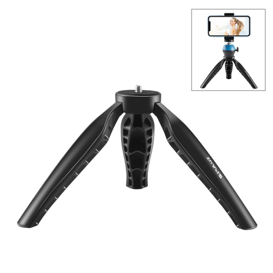 PULUZ Simple Mini ABS Desktop Tripod Mount with 1/4 inch Screw for DSLR & Digital Cameras, Working Height: 9cm, ABS Tripod